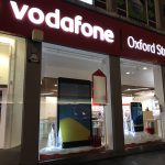 Oxford Street Vodafone window display
